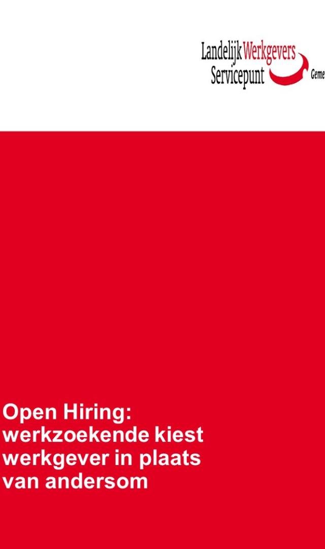 Open hiring 