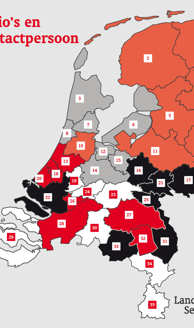 branche en regioverdeling 2023
