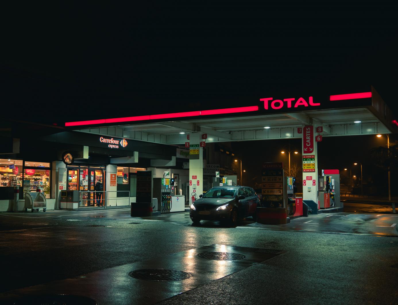 Total stock foto 